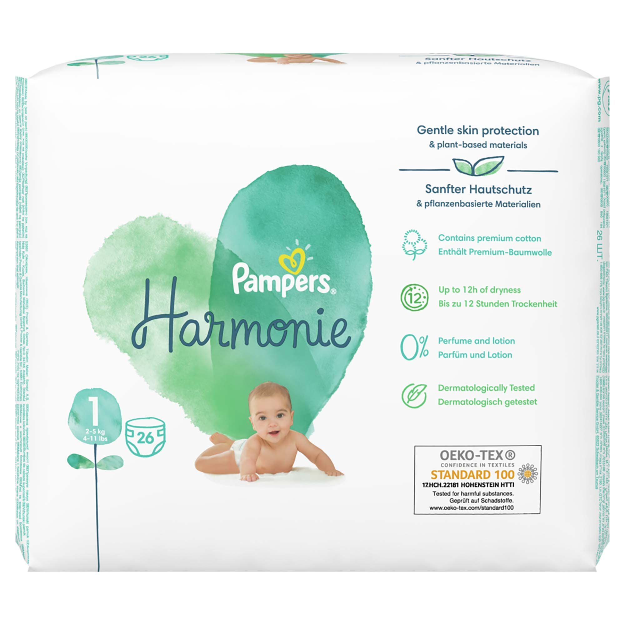 Prima Harmonie Bebek Bezi 1 Beden 26 Adet : Amazon.com.tr: Bebek